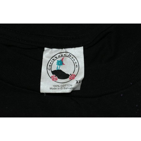 Vtg 90s Caribbean Dream T-Shirt Motorcycles Made Different in the USA‎ Winner XL - Picture 9 of 10